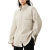 Anta Pure Color Logo Buttoned Collar Jacket Unisex Jackets Gray 172248771-1