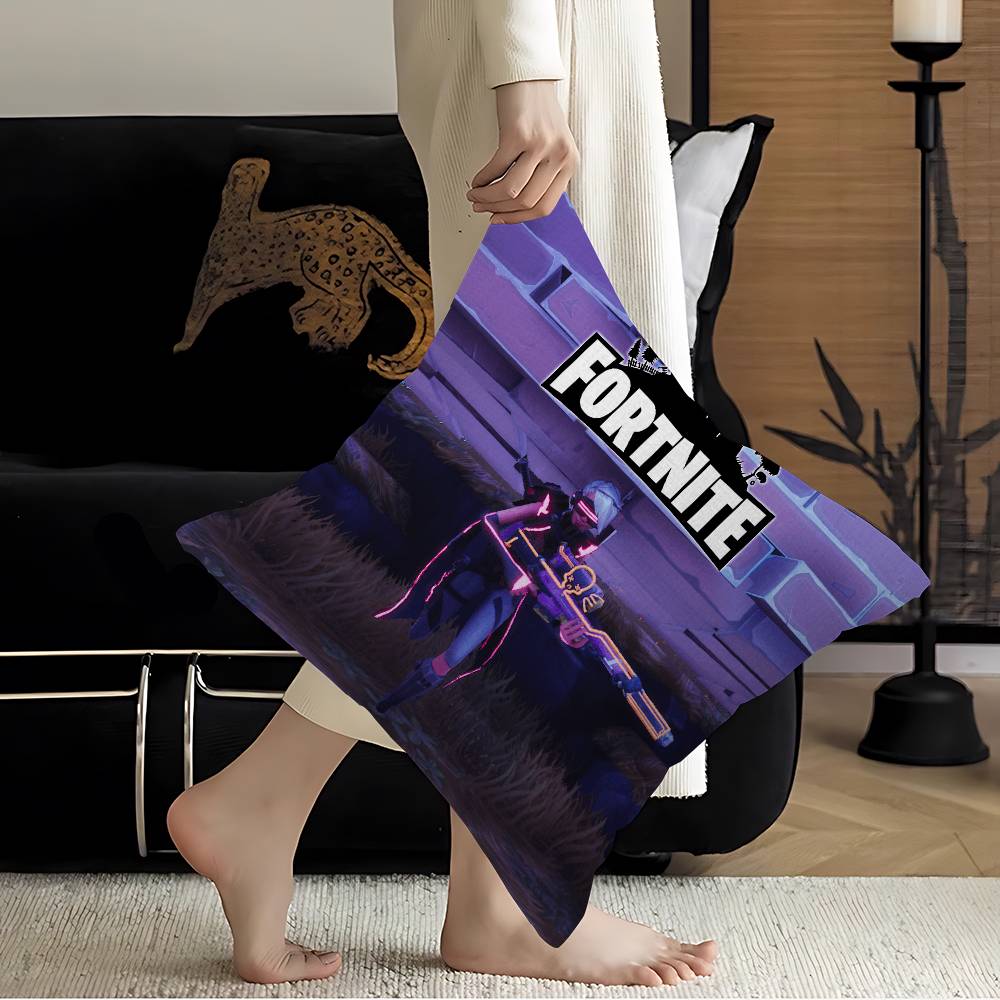 Cartoon Game FFortniteS Cushion Cover Inches Farmhouse Decor Home Throw Pillow Covers For Couch Decorations