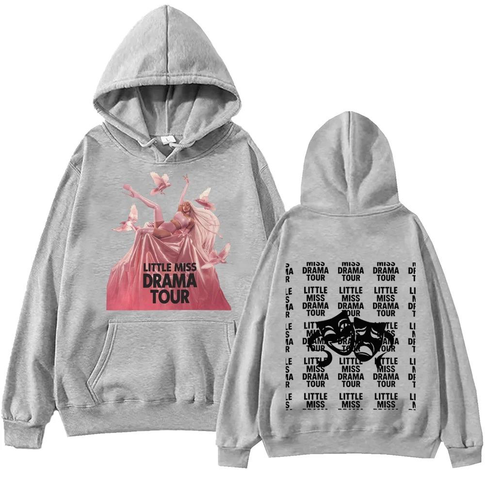 2026 Я - Драма Карди Би Маленькая Мисс Драма Тур Худи Мужская Женская Харадзюку Хип-Хоп Пуловер Топы Толстовка Подарок