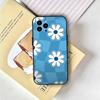 Цветочный Арт Для IPhone 15 16 14 Plus 13 12 11 17 Pro Max 17 Air Черный Мягкий Чехол для Телефона