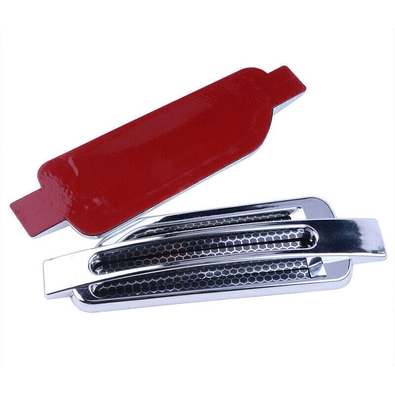 Side Air Flow Vent Hole Cover Fender Intake Grille Duct Decor Sticker For BMW
