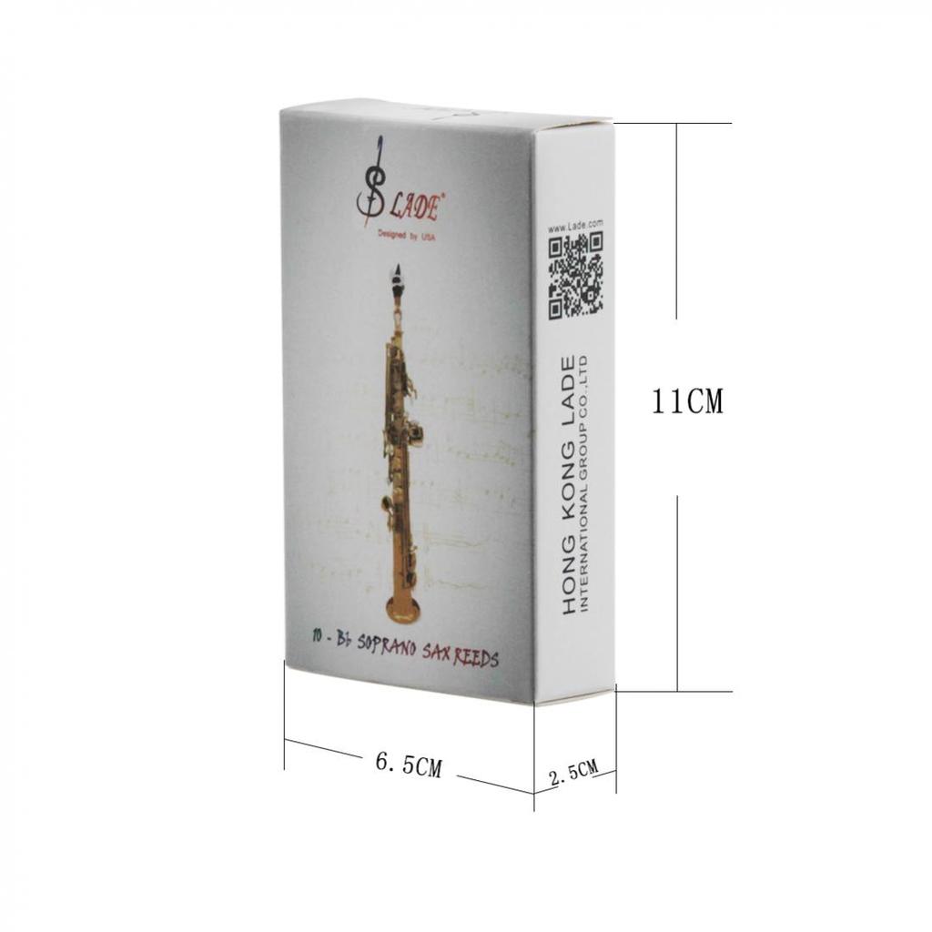 10 шт., сопрано-саксофон, прочность 2,5 трости, высококачественный бамбук, 2-1/2 части саксофона