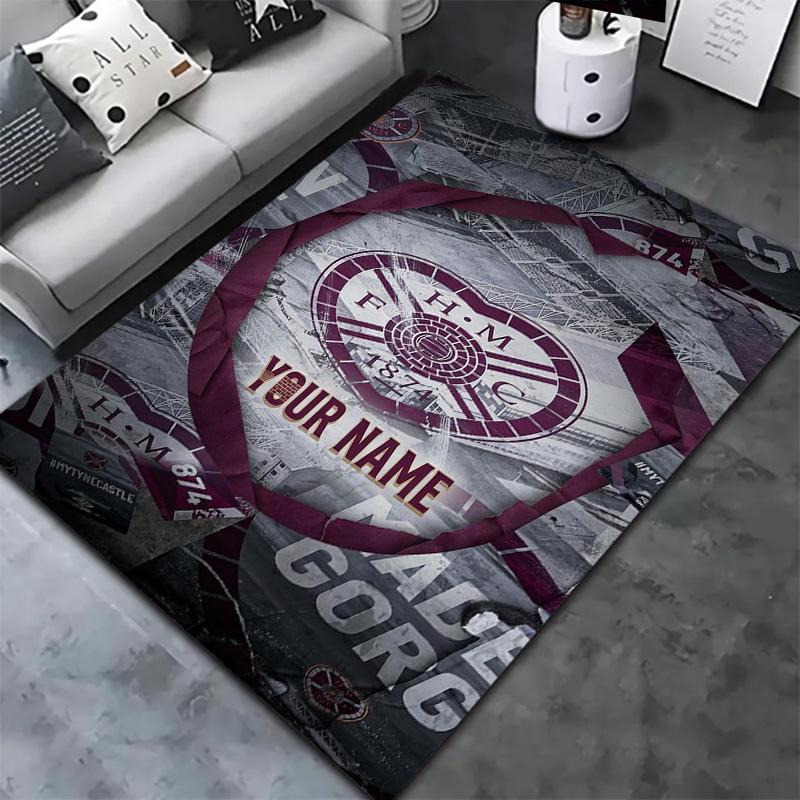 Heart Hmfc Custom Name Carpet Rug For Living Room Bedroom Home Sofa Decoration Kids Play Nonslip Floor Mat