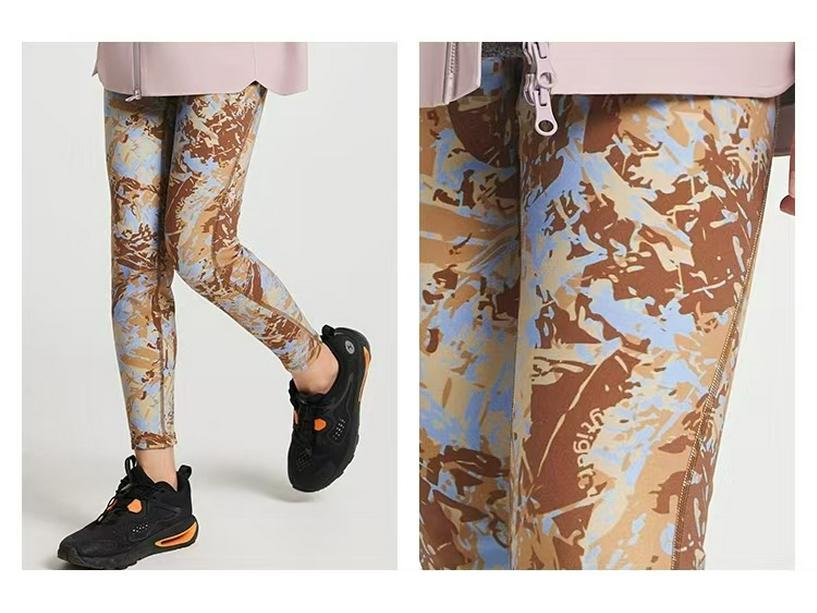 Женские леггинсы для йоги с высокой талией и быстрой сушкой - Дышащие эластичные спортивные брюки для осени/зимы