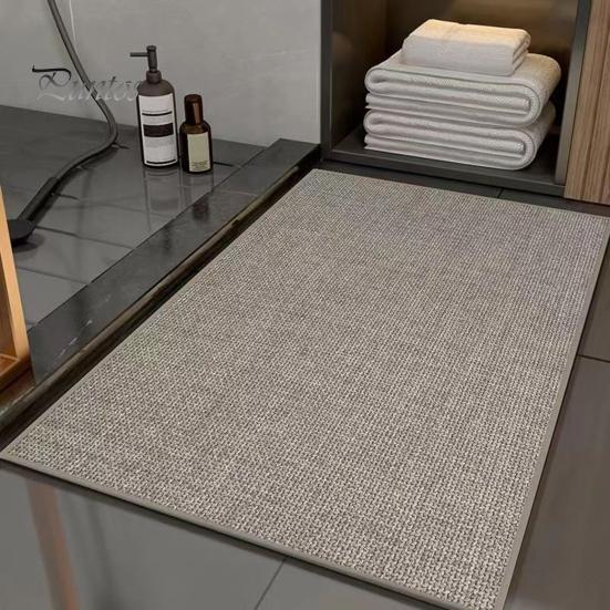 Ковровое покрытие для пола Быстросохнущий Нескользящий Износостойкий Суперабсорбент Устойчивый к царапинам Сухой коврик для спальни, ванной комнаты, гостиной