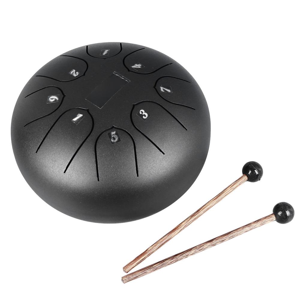 Язычковый барабан 6 дюймов 8 тонов из нержавеющей стали, беззаботный барабан пустого духа для выступлений, медитации