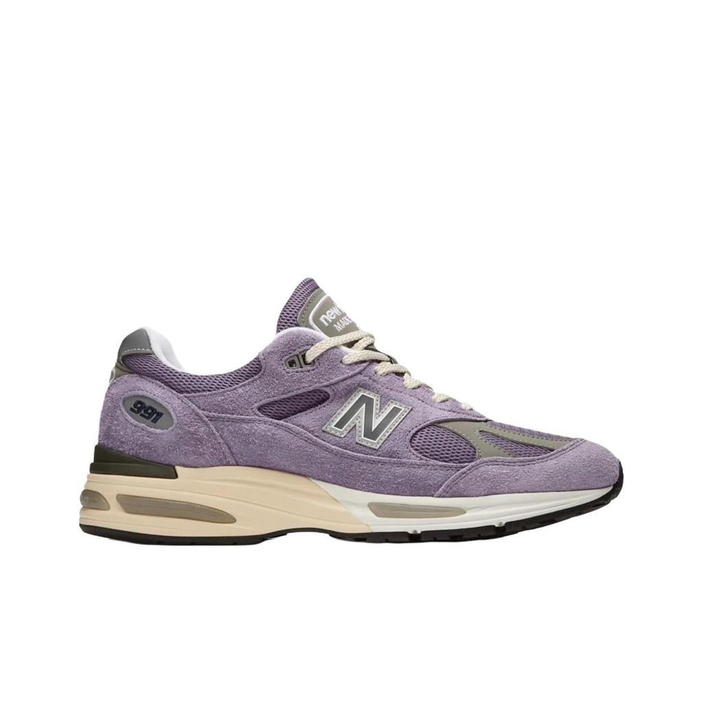 New Balance 991v2 Сделано в Англии Сумеречно-пурпурный Шалфей Унисекс Кроссовки U991LV2