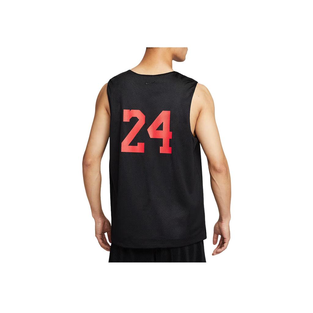 Nike Что Джерси Кобе Реверсивное (Азия) Черный/Ярко-малиновый Мужская уличная одежда HJ4208-010