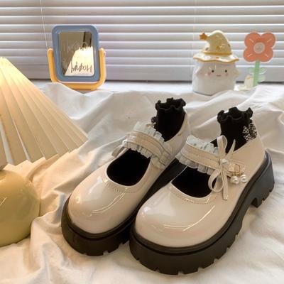 Мода 2025 Мода Женская обувь Ремешок с пряжкой Женские туфли на высоком каблуке Новое платье Мелкие бусины-нити Бестселлер Удобные туфли Мэри Джейн