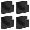 1-4pcs Strong Adhesive Wall Hook Hanging Coat Rack Clothes Hanger Bathroom Towel Holder Kitchen Shower Robe Holder SNJ010