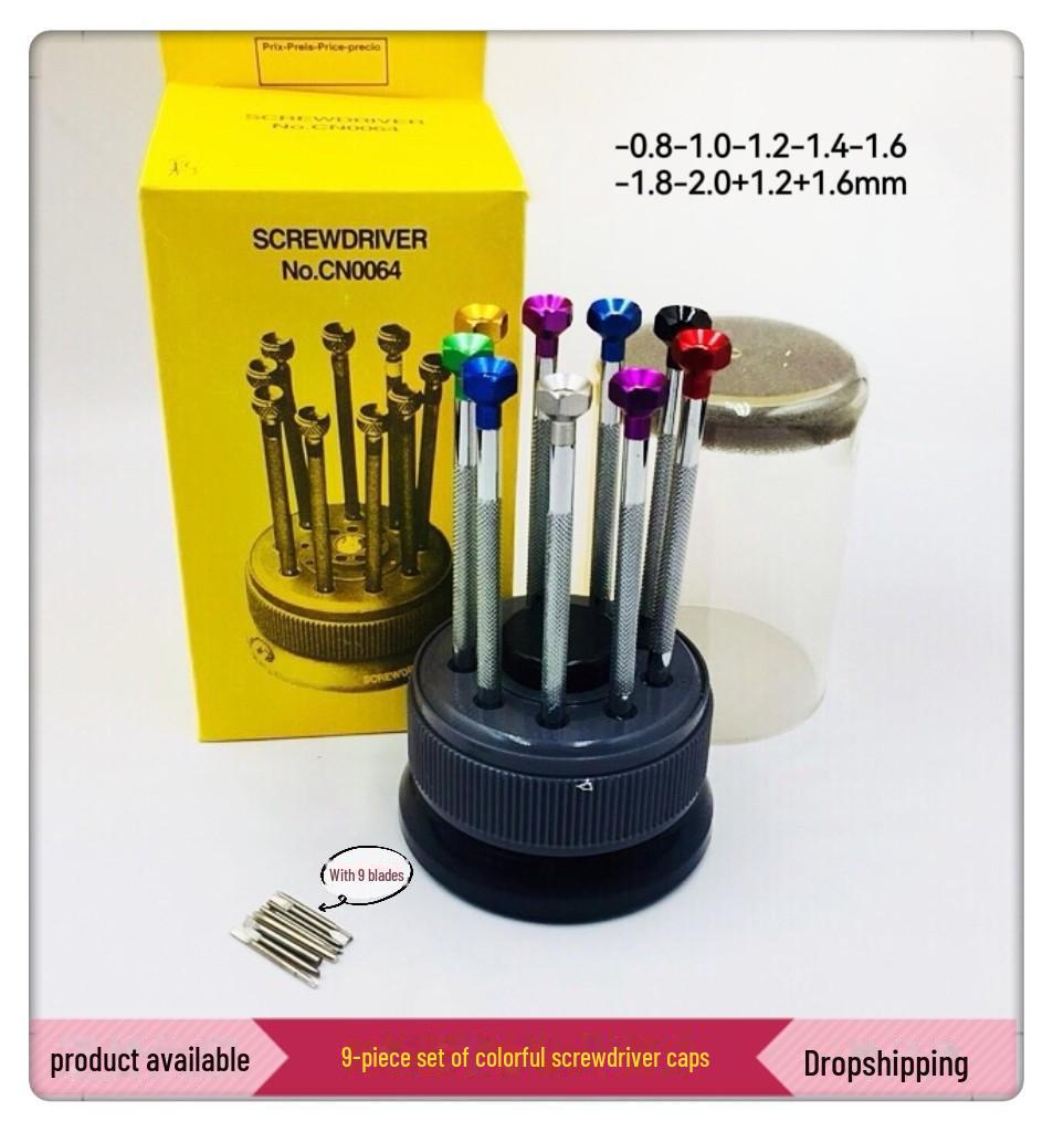 9-Piece Watch Repair Screwdriver Set