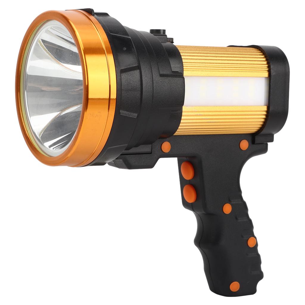 Handheld Spotlight Professional Hight Brightness LED Rechargeable Flashlight for Outdoor Camping Home