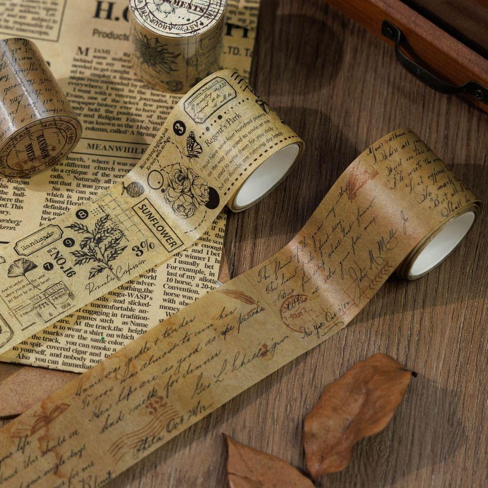 About the Past Series Washi Tape 35cm Cycle Length Decorative Paper Tape  Journal Decor