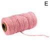1 Roll Sewing Threads Cotton Rope 100Mx2mm Colored String Braided Woven Crafts Macrame Cord