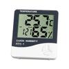 Mini Digital Thermometer Hygrometer Clock Indoor Room Temperature Humidity Gauge Meter Monitor