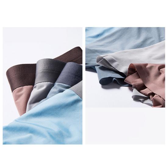 Мужское боксерское нижнее белье со средней посадкой, высокой эластичностью, облегающие шорты-брифы