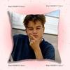 L-Leonardo Dicaprio Young Anime Pillow Case Anti-Dustmite Pillowcase Invisible Zipper Silky Short Plush Sofa Cushion Cover