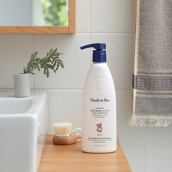 Noodle & Boo Детский гель для душа для новорожденных 2-в-1 473 мл Большой объем Детский Младенческий Все-в-одном для купания и шампунь Без слез