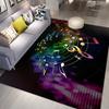 Music Note Carpet for Living Room Bedroom Hallway Balcony Entrance Doormat Floor Mat Large Soft Anti-slip Area Rug Home Decor
