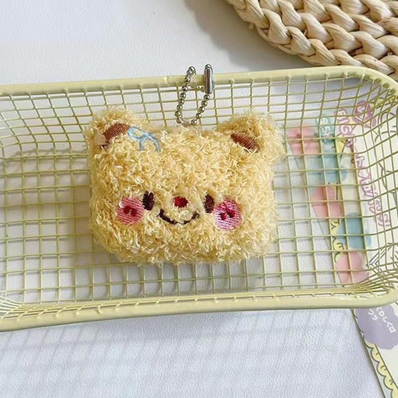 Мультяшный плюшевый медведь брелок подвеска милая плюшевая кукла игрушка кавайная мягкая сумка подвески украшения для пары друзей подарок