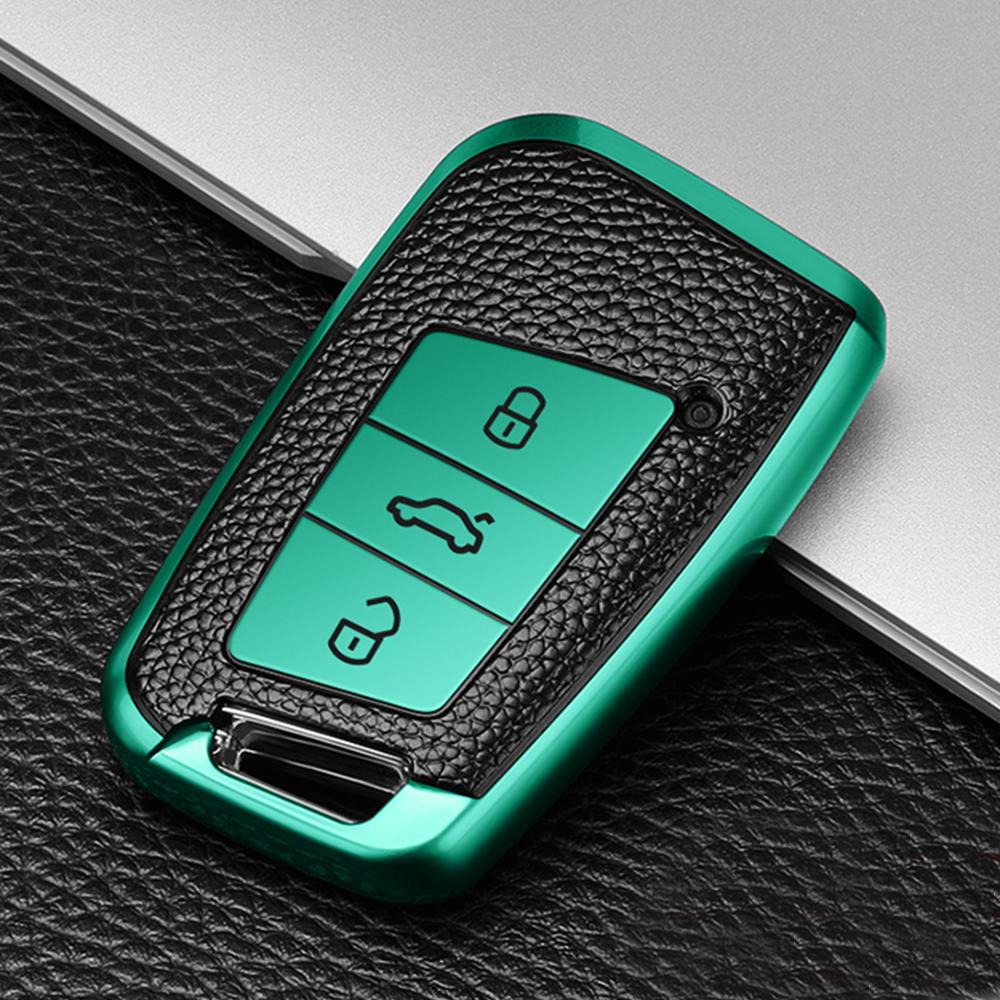 Новый дизайн, чехол для дистанционного ключа из ТПУ для Volkswagen VW Magotan Passat B8 Golf для Skoda Superb A7 Kodiaq, защитные аксессуары