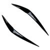 2 шт. ABS Gloss Evil фары брови веко для BMW 1er F20 F21 Facelift 116i 118i 120i 125i M135i M140i 2015-