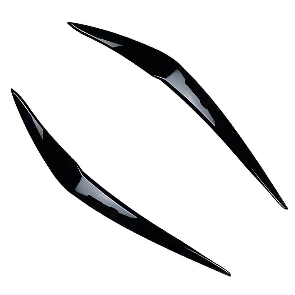 2 шт. ABS Gloss Evil фары брови веко для BMW 1er F20 F21 Facelift 116i 118i 120i 125i M135i M140i 2015-