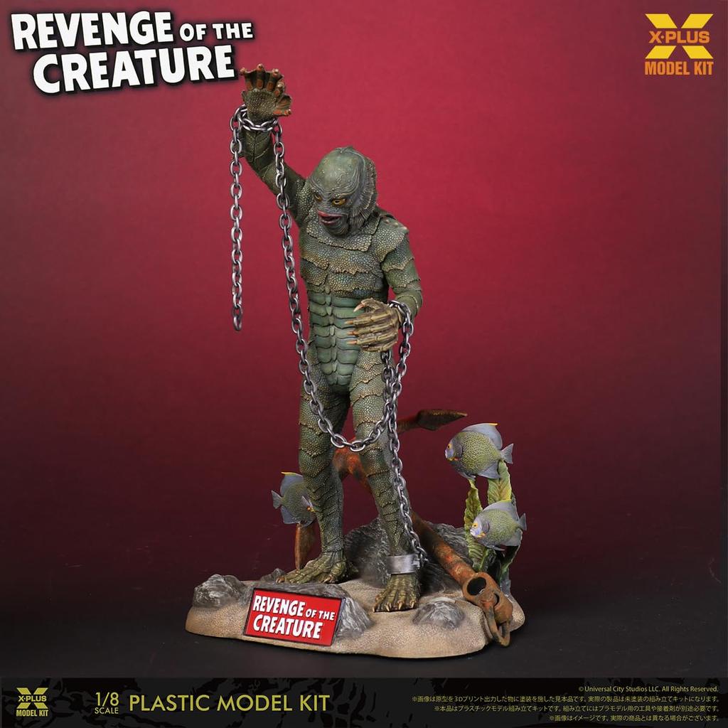 X-Plus: The Merman's Revenge 1/8 Scale Unpainted Plastic Model Kit