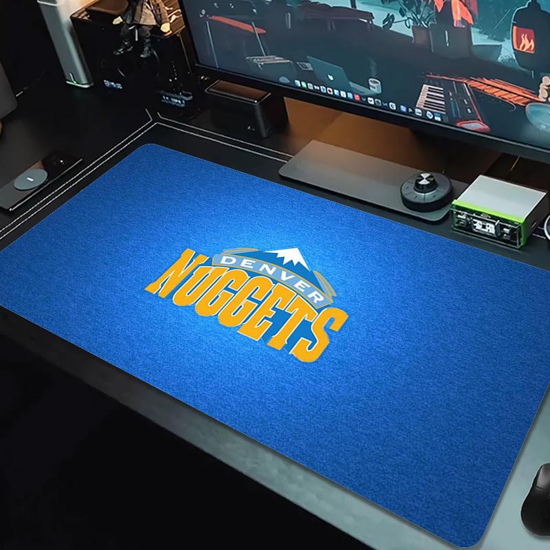 Denver Nuggets Color Mouse Pad Large Gaming Table Cushion Non-slip Laptop Tablet Big Mousepad XXL Mat Mini PC Playmat With Lock edge