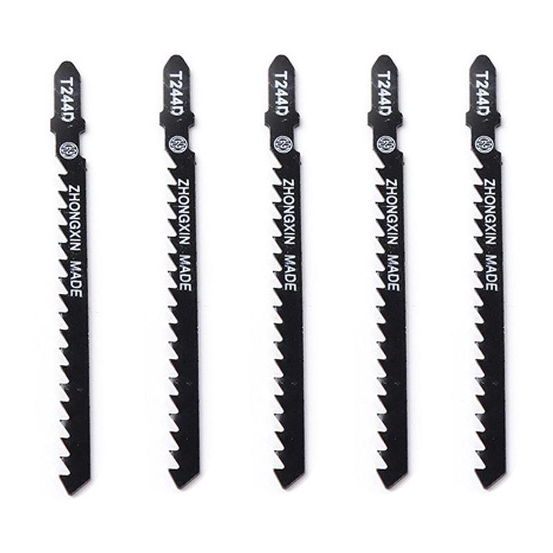 Недавно модернизированные 5 полотен для лобзика из высокоуглеродистой стали T244D диаметром 4 мм из твердой древесины с криволинейной резкой