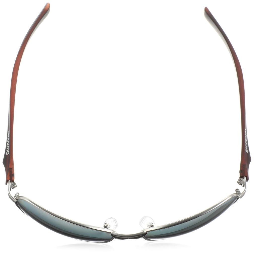 SHIMANO Солнцезащитные очки для рыбалки с поляризацией, водоотталкивающие металлические очки для рыбалки, глянцевые, серебристые, прозрачные, коричневые, дымчатые, HG-065P