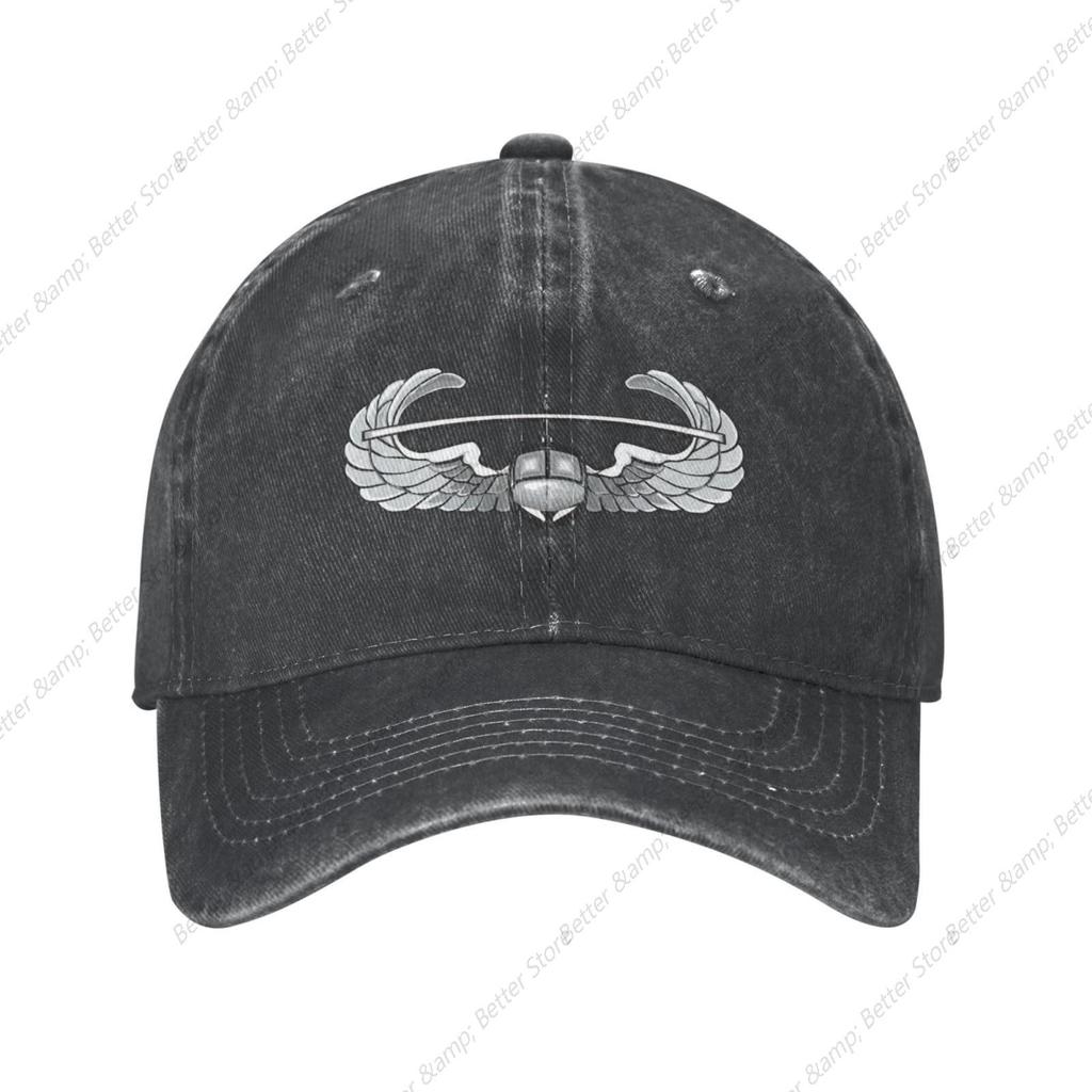 Proud Army Air Assault Wings Denim Trucker Hat Baseball Cap for Men Cowboy Dad