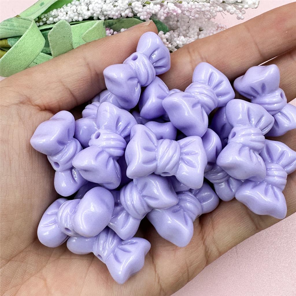 Материалы для бусин Мода 16*23мм Цепочка для мобильного телефона Изготовление браслета DIY Однотонный бантик Макарон 20шт Ювелирные аксессуары Аксессуары