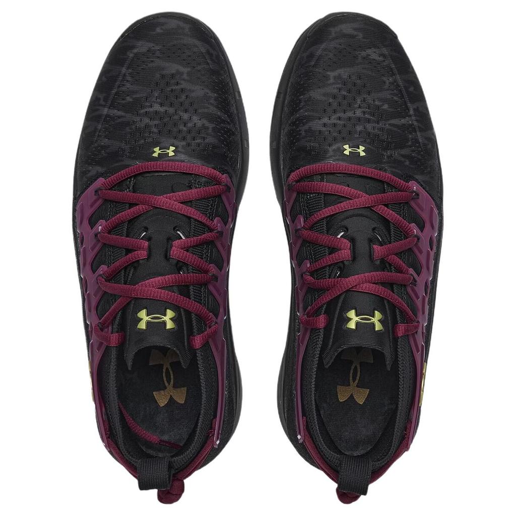 Under Armour Phantom X CNY Удобные Универсальные Дышащие Поддерживающие Упругие Повседневная обувь Унисекс Кроссовки Черный Красный 6014358-001