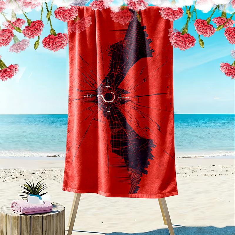 Batman2 Print Beach Towel, Large Soft Quick Dry Towel for Beach Camping Swimming