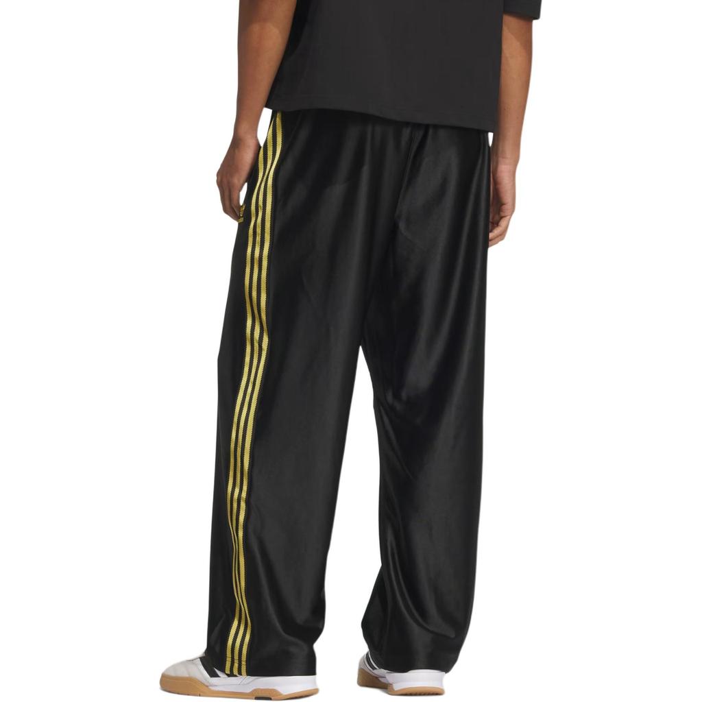adidas Оригинальные спортивные брюки SST для мужчин Черный/Металлический золотой Умеренные JW1853