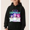KPop Demon Hunters Huntrix Hoodies Pullover Girls Cartoon Hooded Sweatshirt Fashion Casual Tops Children's Clothing