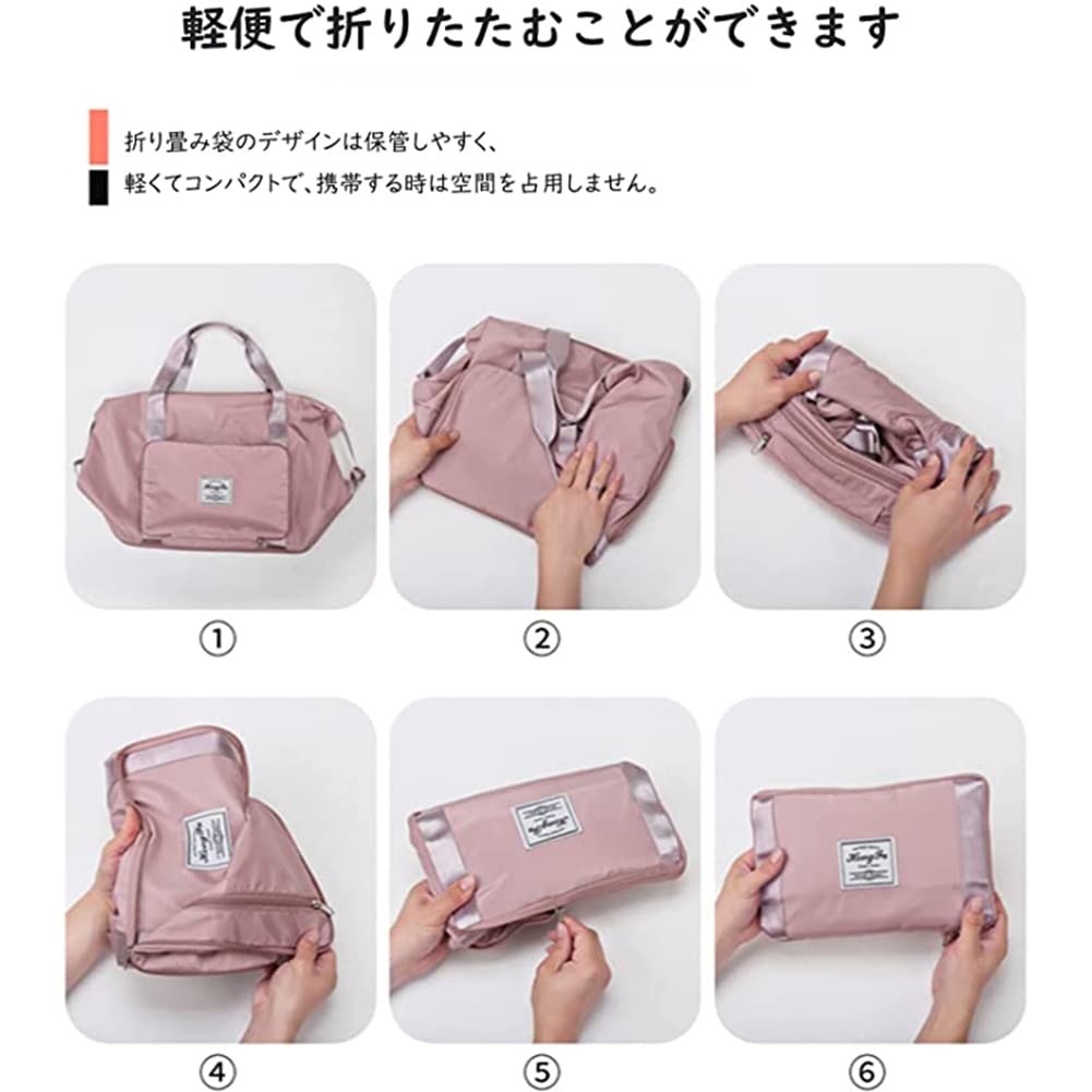 Gym Large Capacity Travel Sports Foldable Travel Travel Shoe Travel 2 School Business Unisex [cnstone] Bag, Bag, Bag, Bag, Waterproof, Nylon,