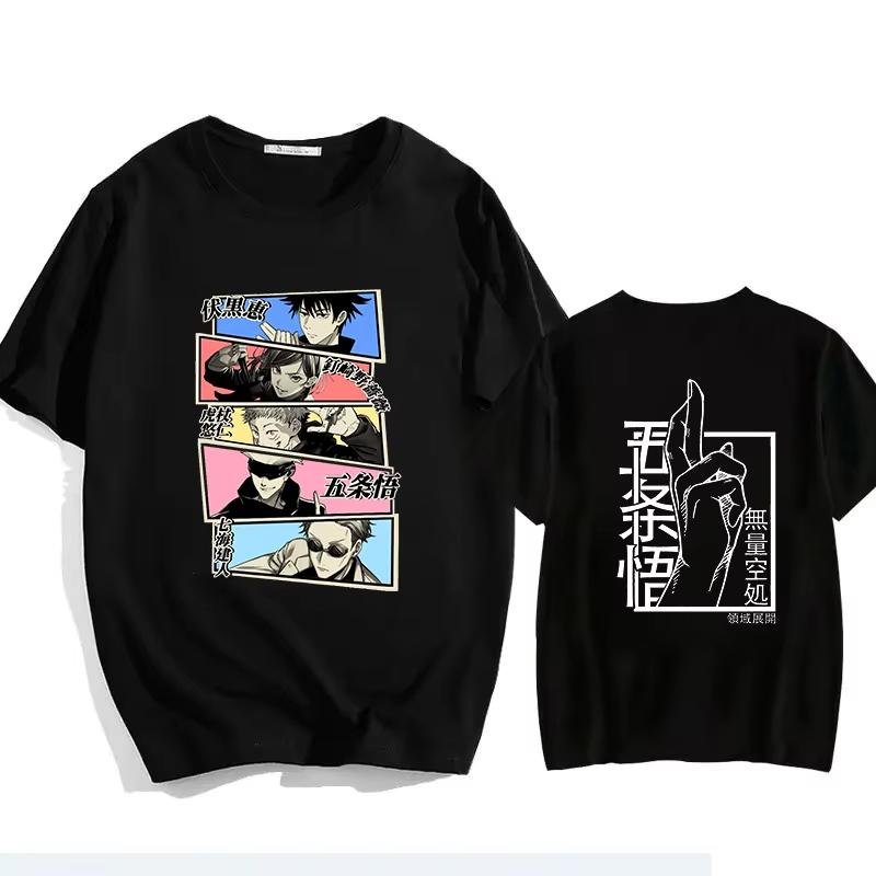 Japanese Jujutsu Kaisen Gojo Anime Tshirt UnisexAnime Gojo Satoru Graphic T Shirts Short Sleeve Tee Tshirts Tops