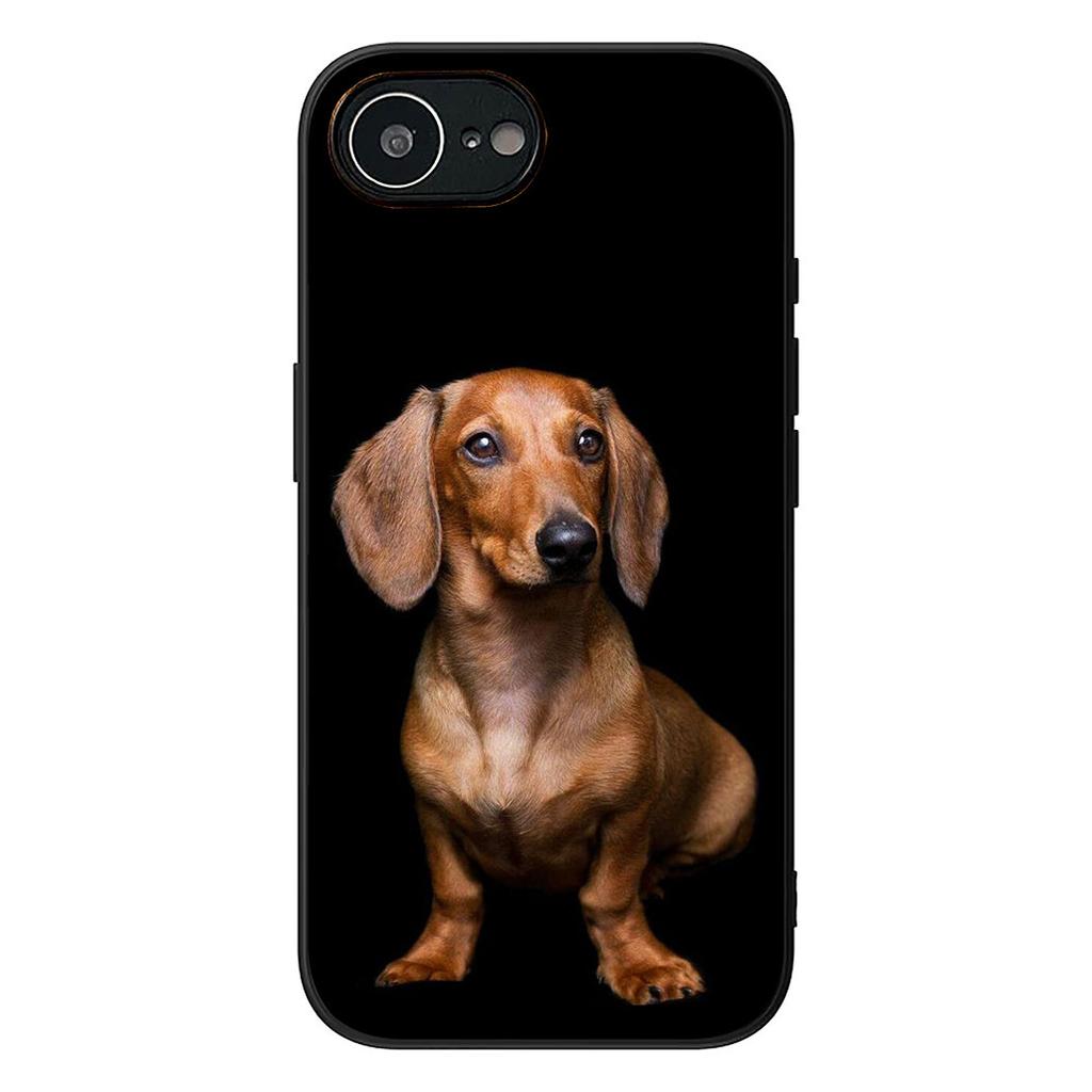 Такса Домашнее Животное Собака Чехол для Apple iPhone 16 17 Air 14 15 Pro Max Plus 16+ 16E 14+ ProMax Корпус Coque Чехол