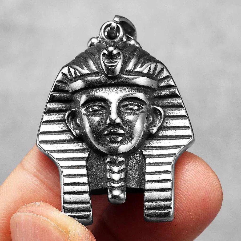 Pharaoh Necklace Ancient Egypt Egyptian Symbol Eternal Life Pendant Amulet Talisman Power Authority Jewelry