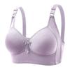 Breast-Lifting No-Wire Jacquard Bra for Middle-Aged & Elderly - Thin Mold Cup, Adjustable & Reducing.