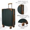 Suitcase Carry S for 2 3 Equipped with TSA 360 Degree Rotating Double Large Zipper Business Sightseeing Trip Hospitalization Available L Size [AOFUN]