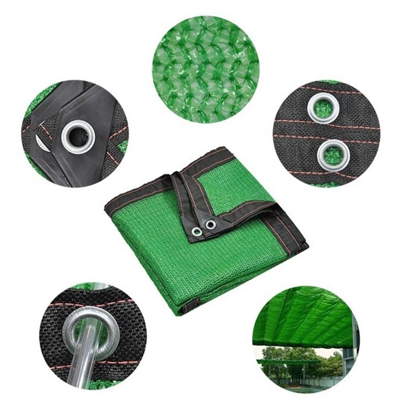 6 Sizes Green Anti-UV HDPE Privacy Netting Sunshade Cover Netting Garden Screening Windbreak Fence for Balcony Yard Garden