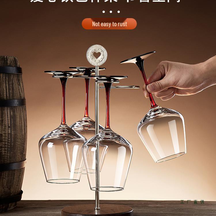 Креативная подвесная полка для бокалов красного вина для шкафов в гостиной - Полка для демонстрации и хранения с украшениями