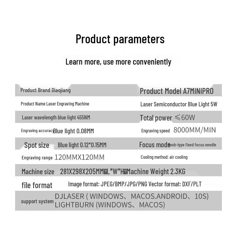 Настольный лазерный гравер DiaoJiang и аксессуары для гравировки, китайская вилка (адаптер в комплекте)