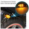 1Pair Mini LED Indicators Light Universal Amber Blinker  Motorcycle Motorbike Accessory