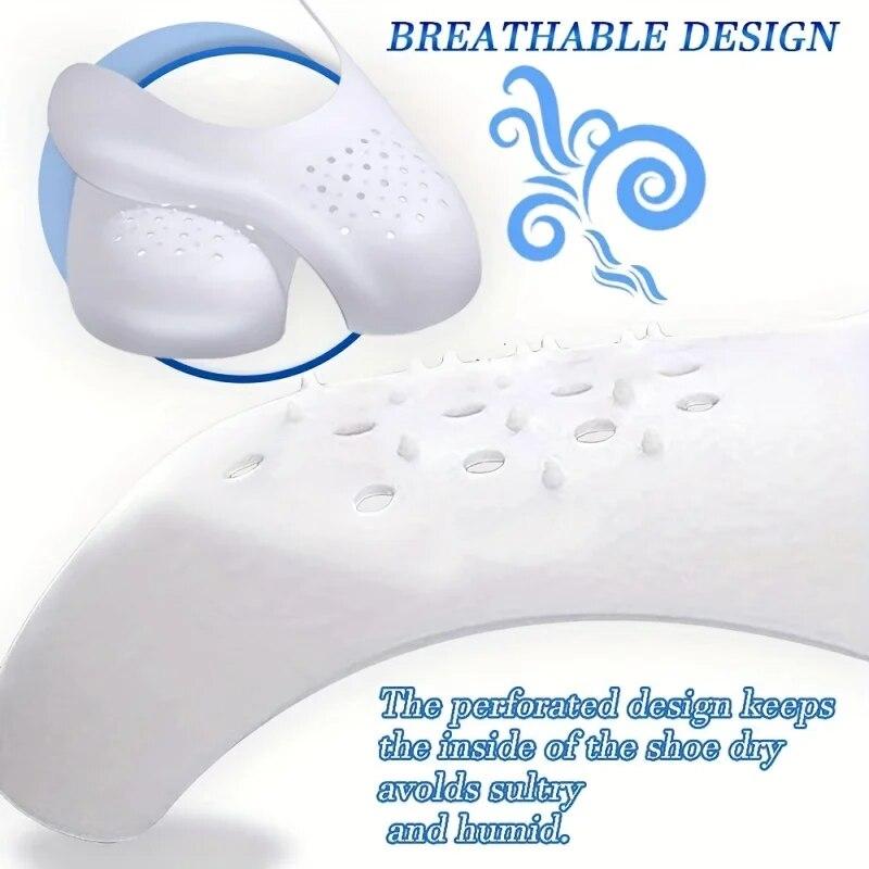 2 пары обуви с защитой от складок, защита от сминания, трещины на носке, поддержка растяжителя обуви, расширитель, легкие кроссовки с защитным щитком