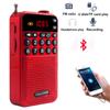 Portable Pocket Radio Mini Bluetooth 5.0 Speaker Stereo Music Player with Flashlight Support Recording U Disk TF Card Headphone