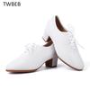 Latin Dance Shoes for Women Social Dance Teacher Shoes Square Sailor Modern Mesh Surface Breathability Sneakers Fashion